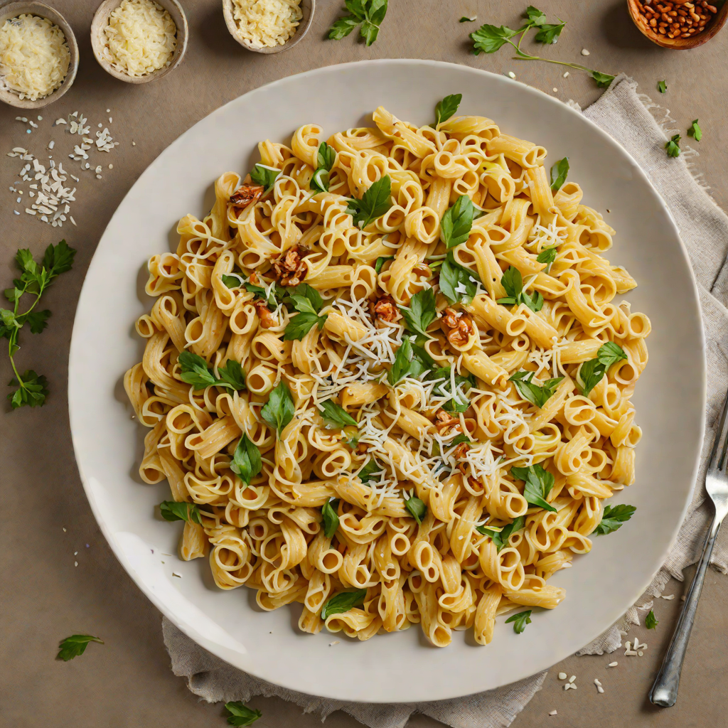 Sautéed Garlic and Herb Pasta with Parmesan