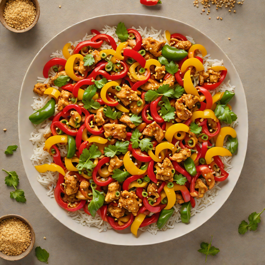 Ventral-Spiced Chicken Stir Fry with Bell Peppers