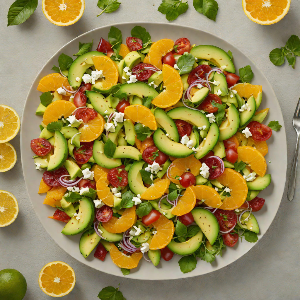 Ventral-Inspired Citrus and Avocado Salad