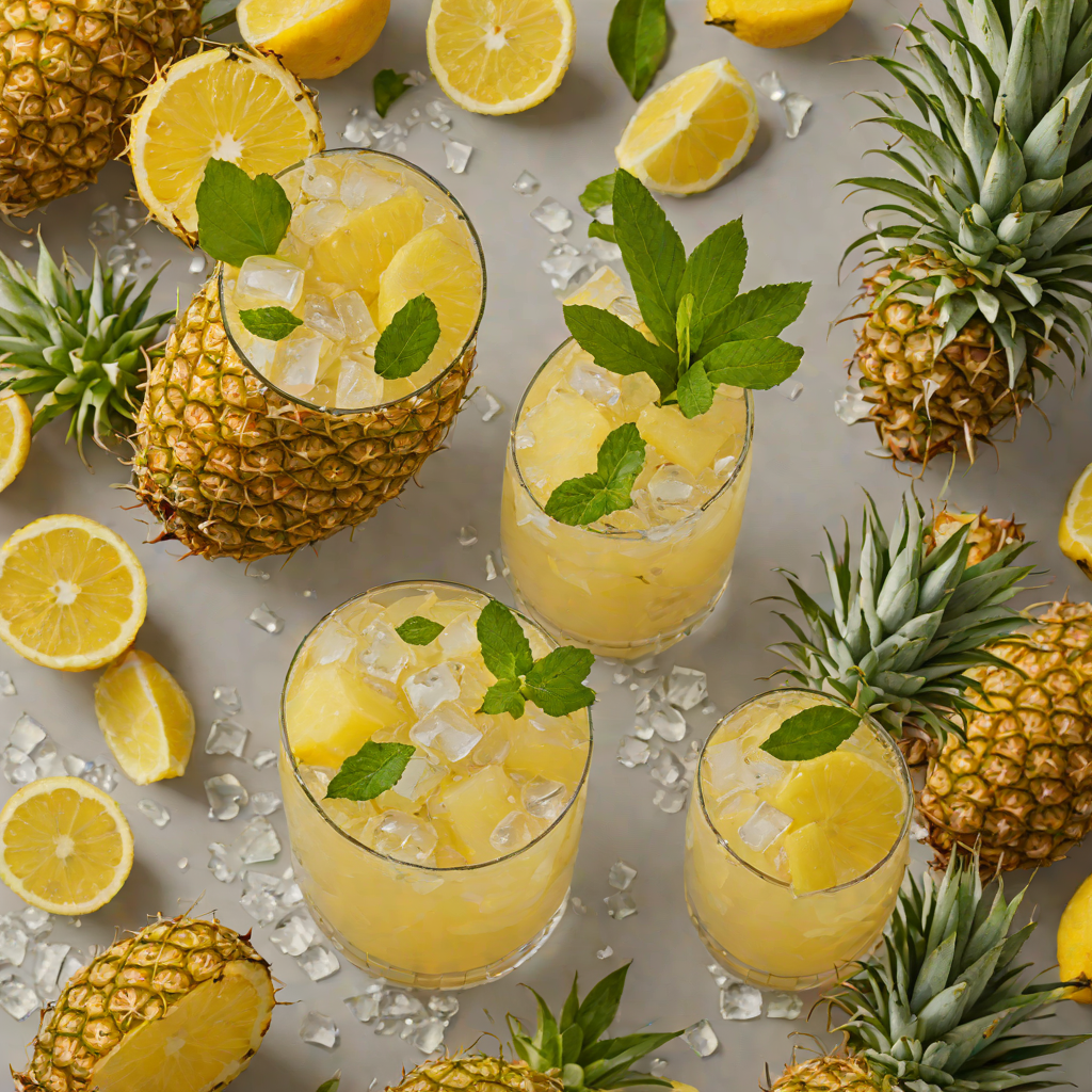 Tropical Pineapple-Ginger Cooler