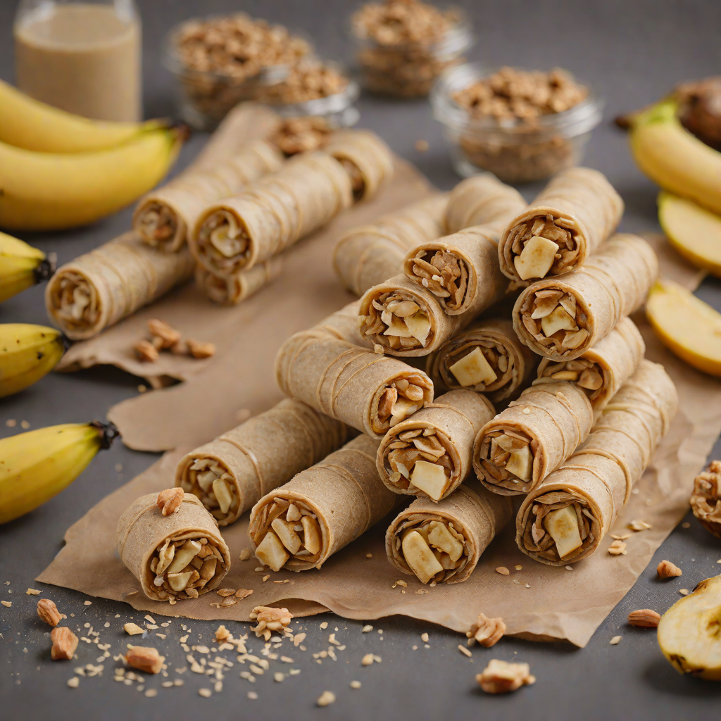 No-Bake Nut Butter Banana Roll-Ups