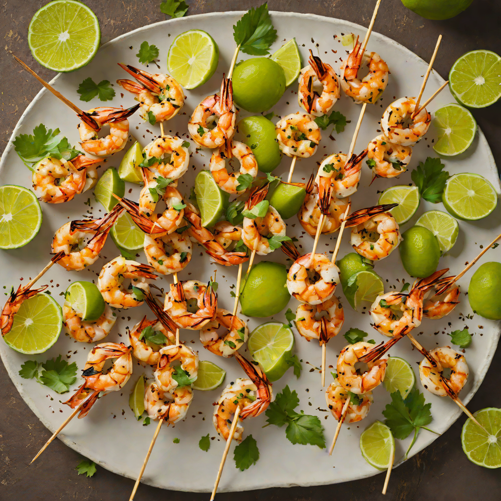 Honey-Lime Grilled Shrimp Skewers
