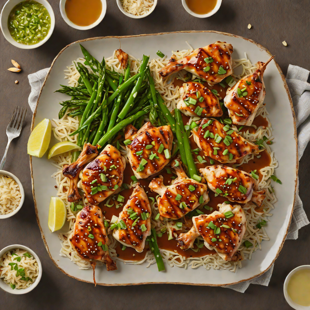 Hibachi-Style Grilled Chicken with Garlic Butter and Scallions
