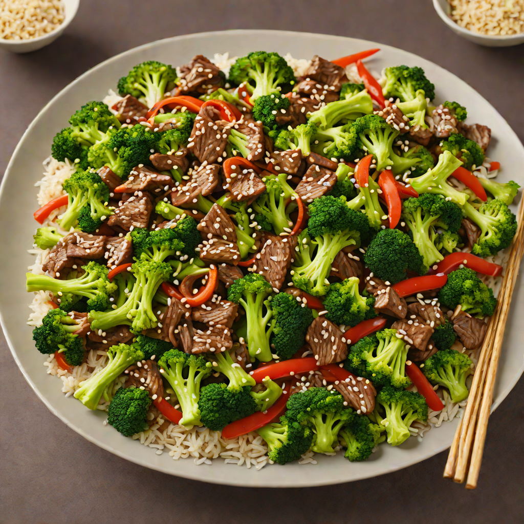 Asian-Inspired Beef Stir Fry with Broccoli and Sesame