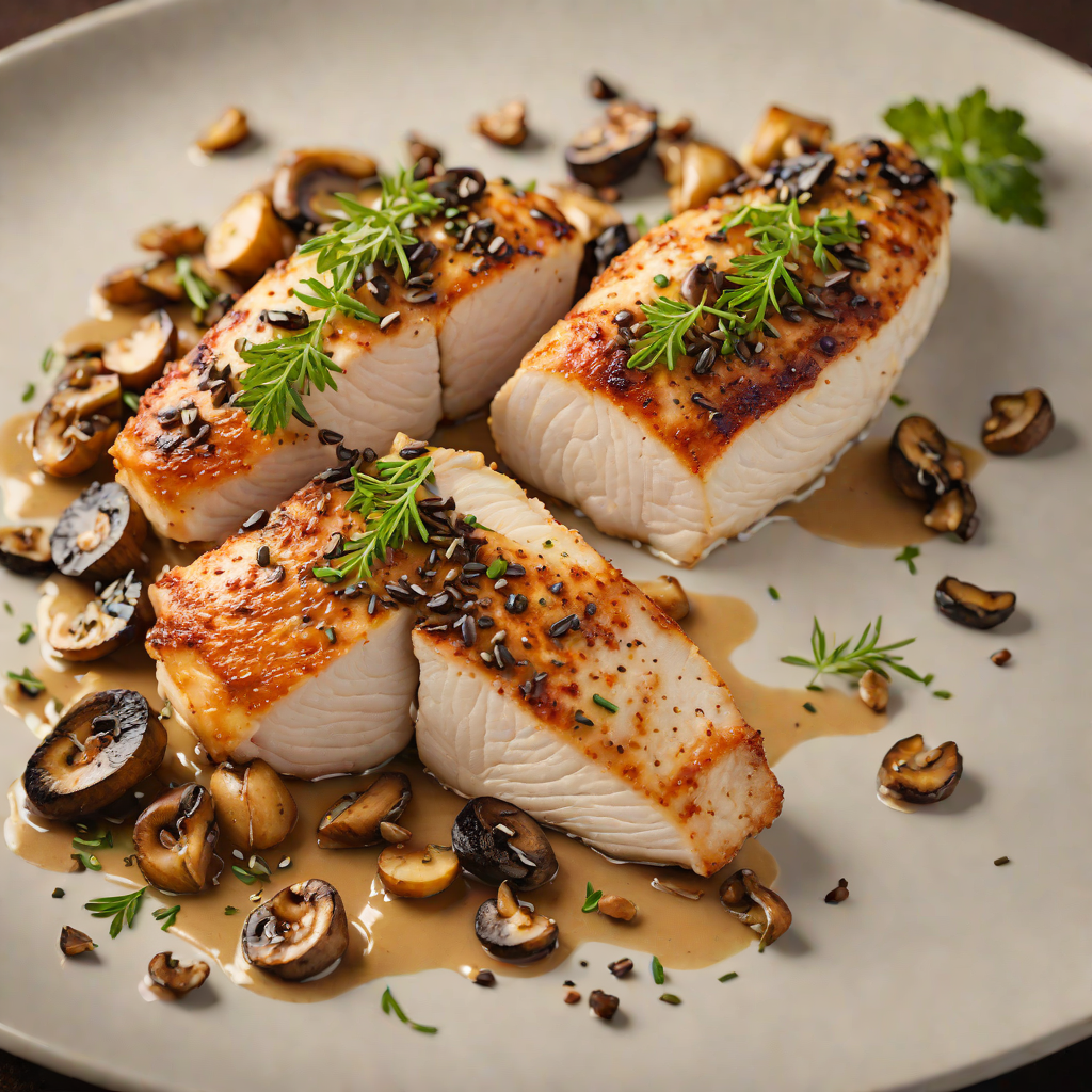 Pan-Seared Chicken Breast with Hidden Mushroom Duxelles