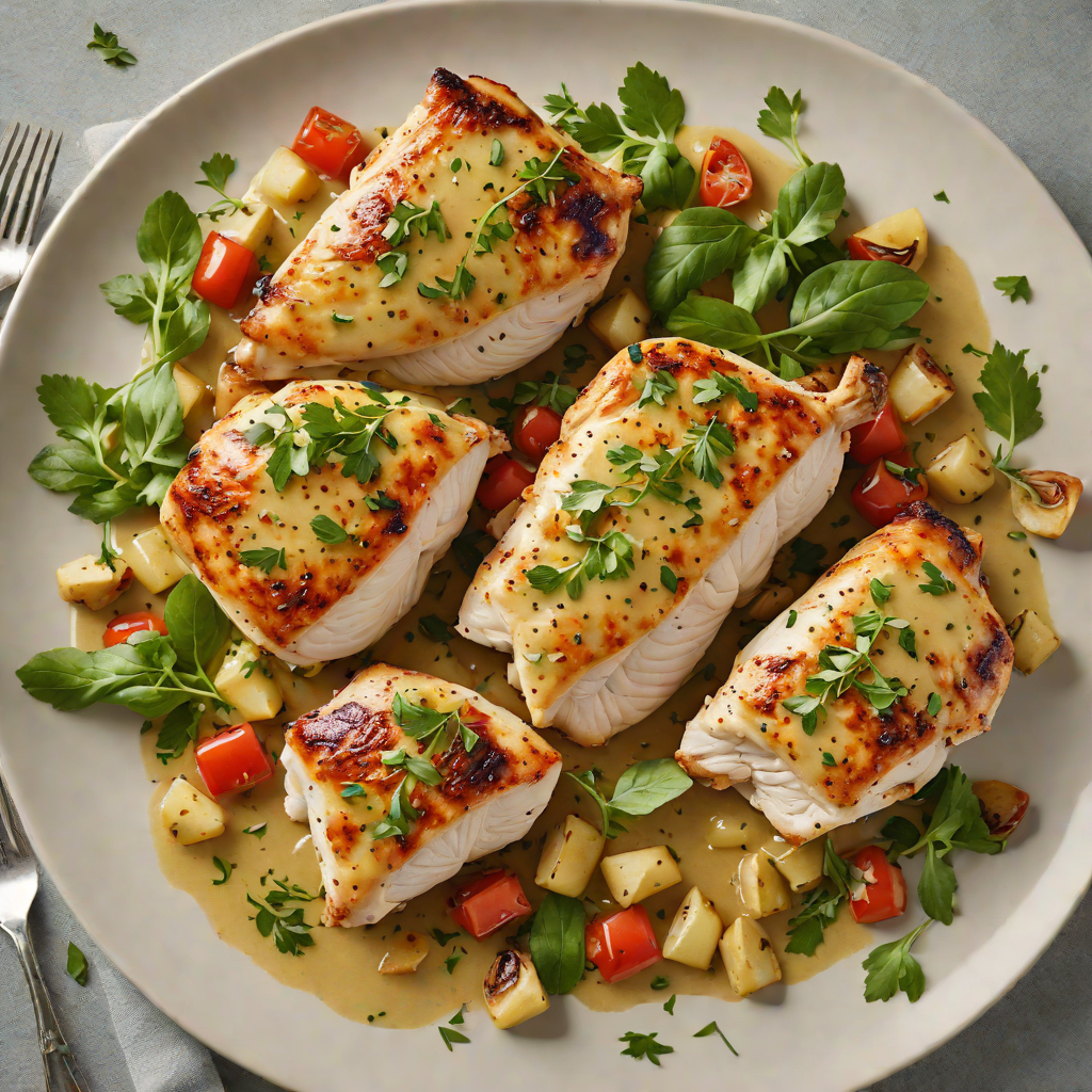 Pan-Seared Chicken with Garlic and Fresh Herb Sauce