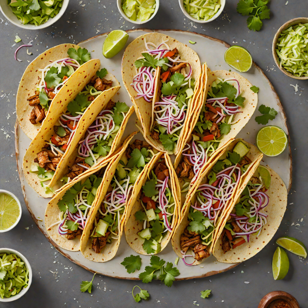 Grilled Whiskey-Marinated Pork Tacos with Cilantro Slaw