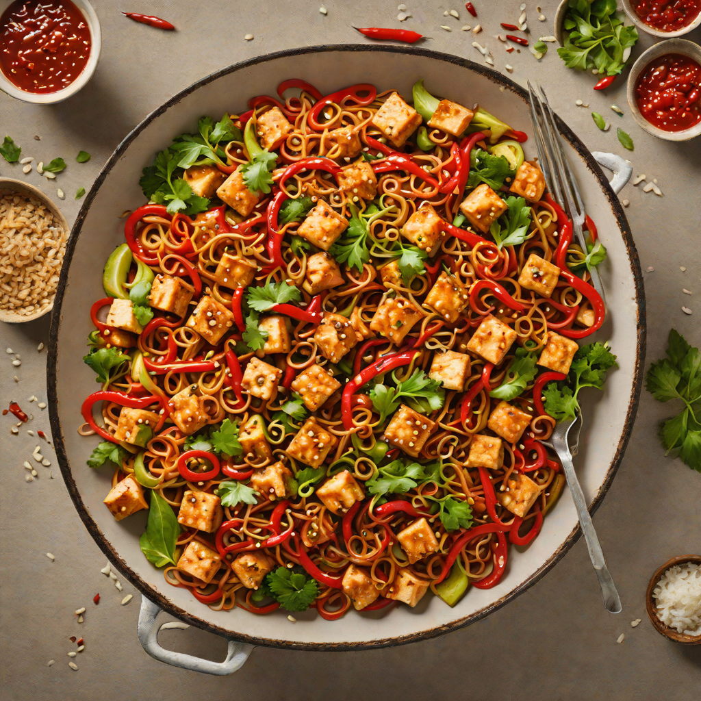 Sichuan-Style Hot and Spicy Tofu Stir Fry