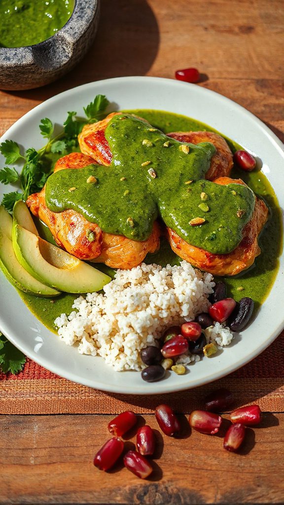 Mexican Mole Verde with Chicken