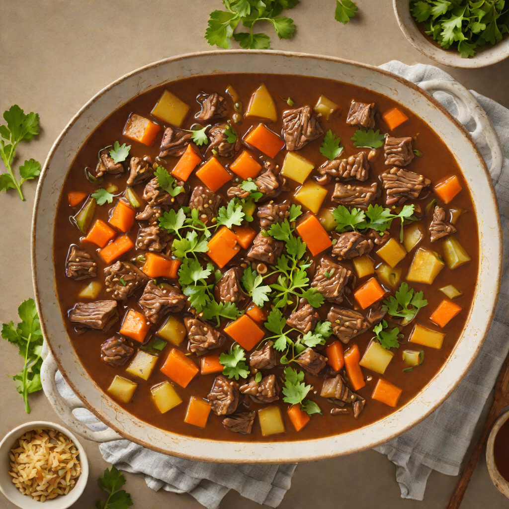 Slow Cooker Asian-Inspired Beef and Vegetable Stew