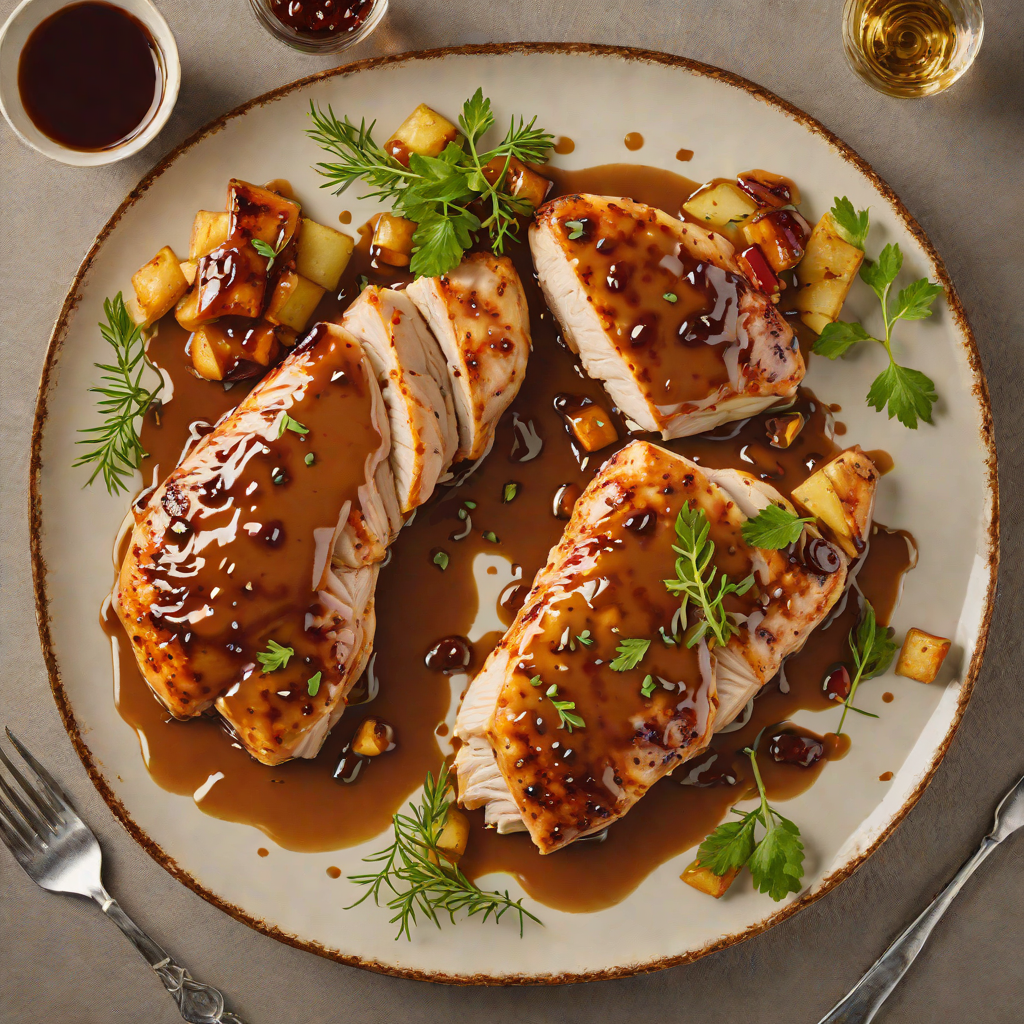 Pan-Seared Chicken Breast with Whiskey-Maple Glaze