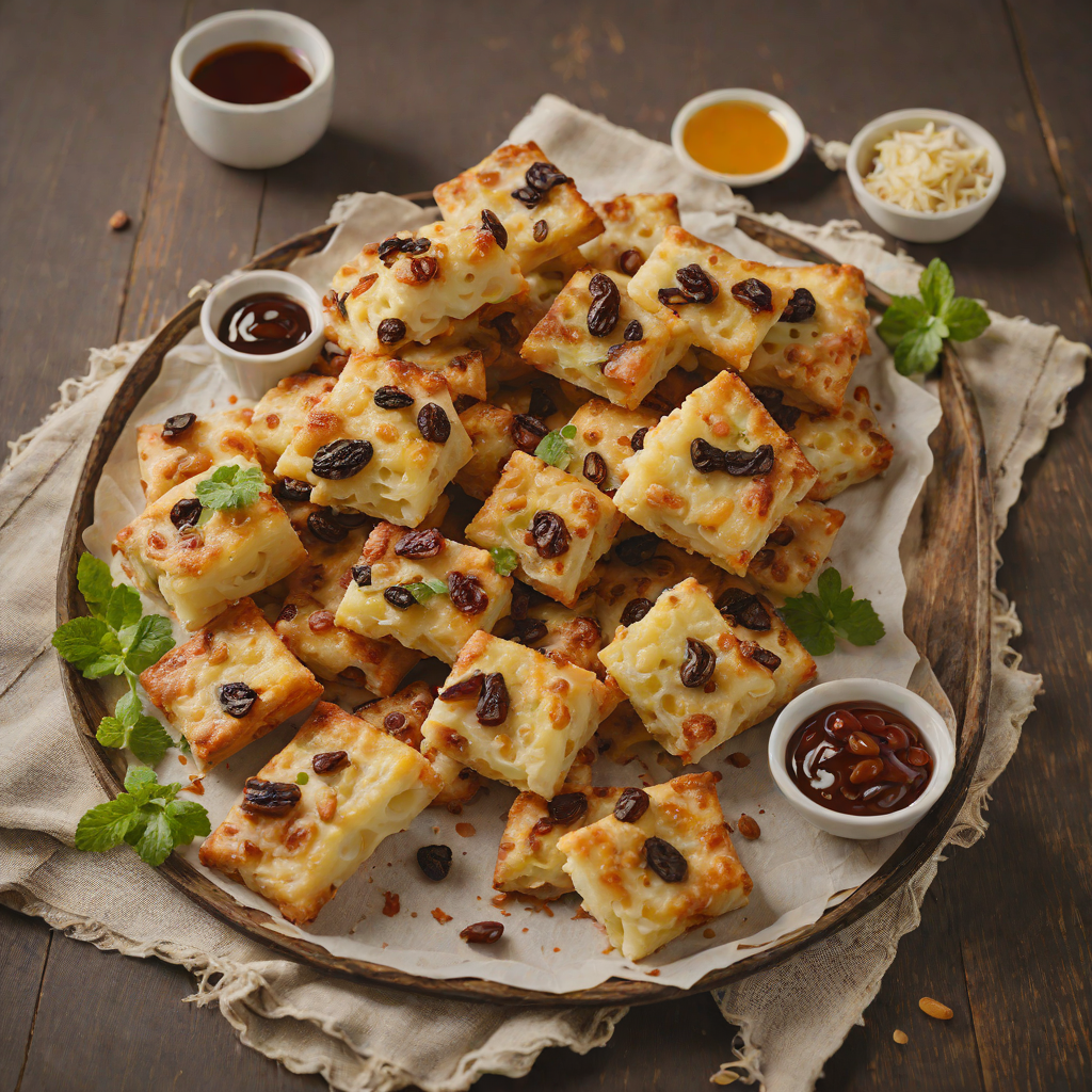 Tibetan Sweet Cheese and Raisin Fried Bread
