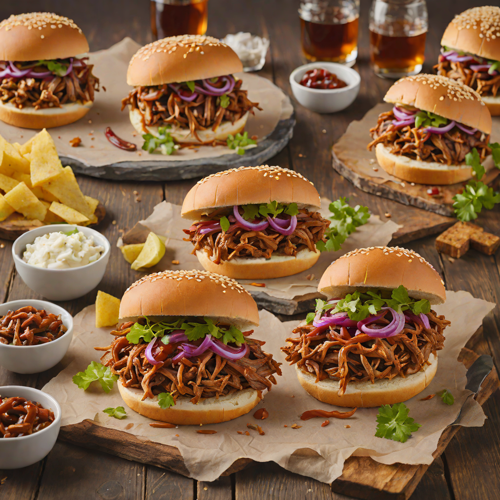 Whiskey-Glazed BBQ Pulled Pork Sandwiches
