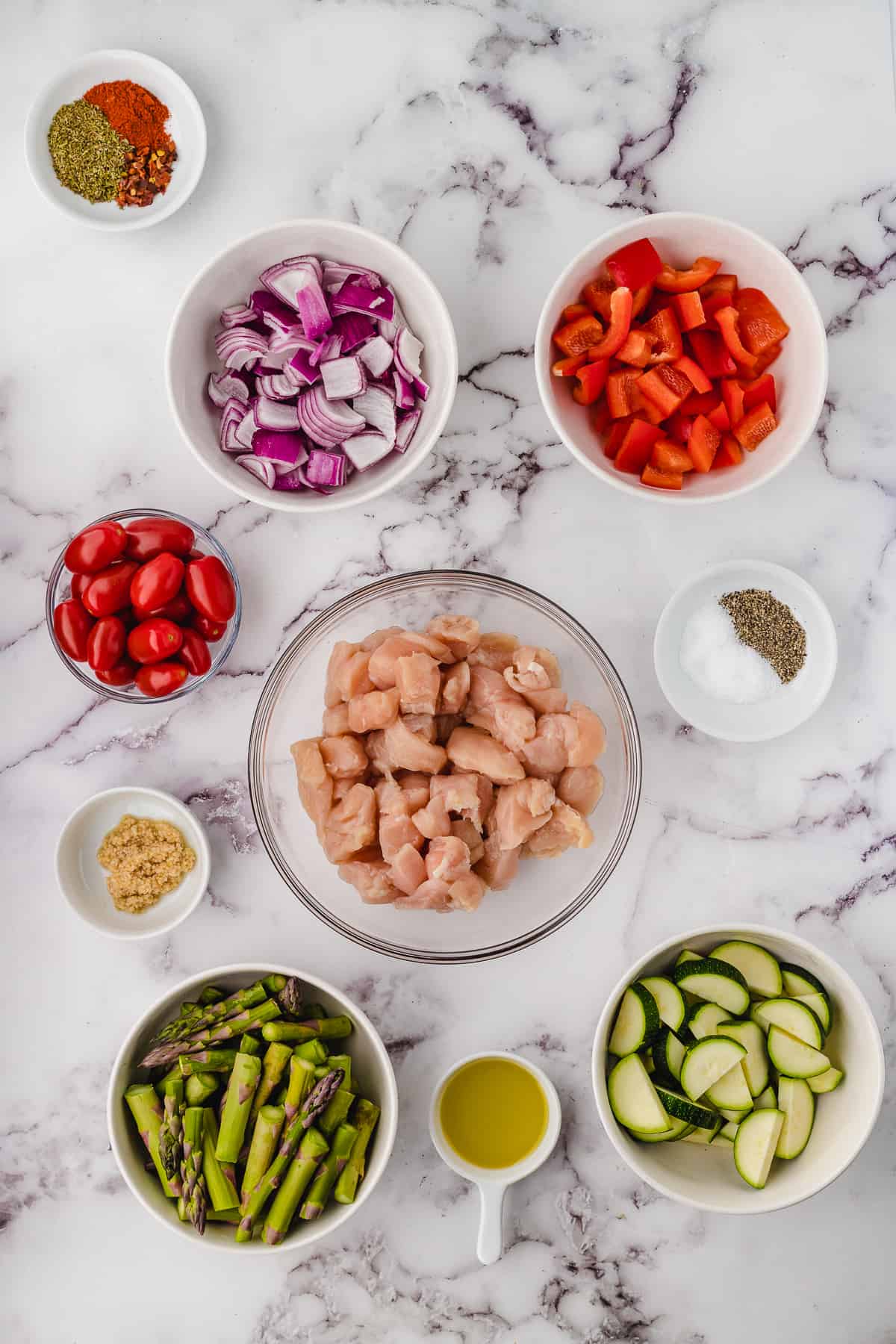 Rainbow Veggie Chicken Bites
