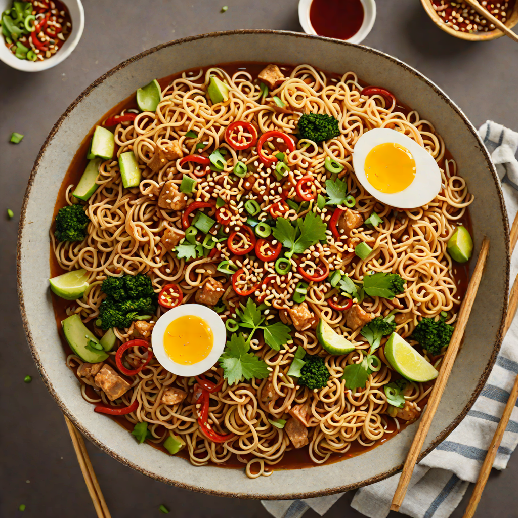 Sichuan-Style Spicy Ramen Stir Fry