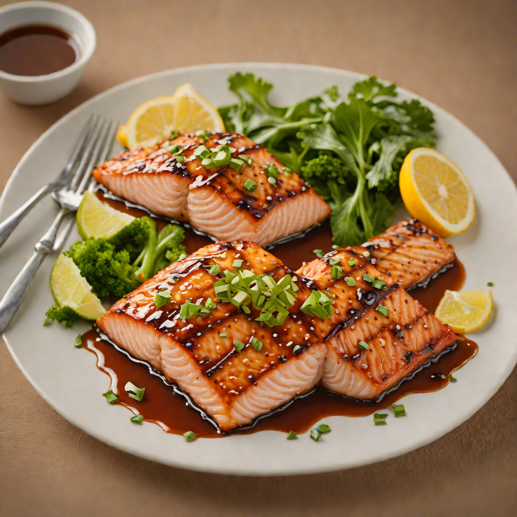 Maple-Soy Glazed Grilled Salmon