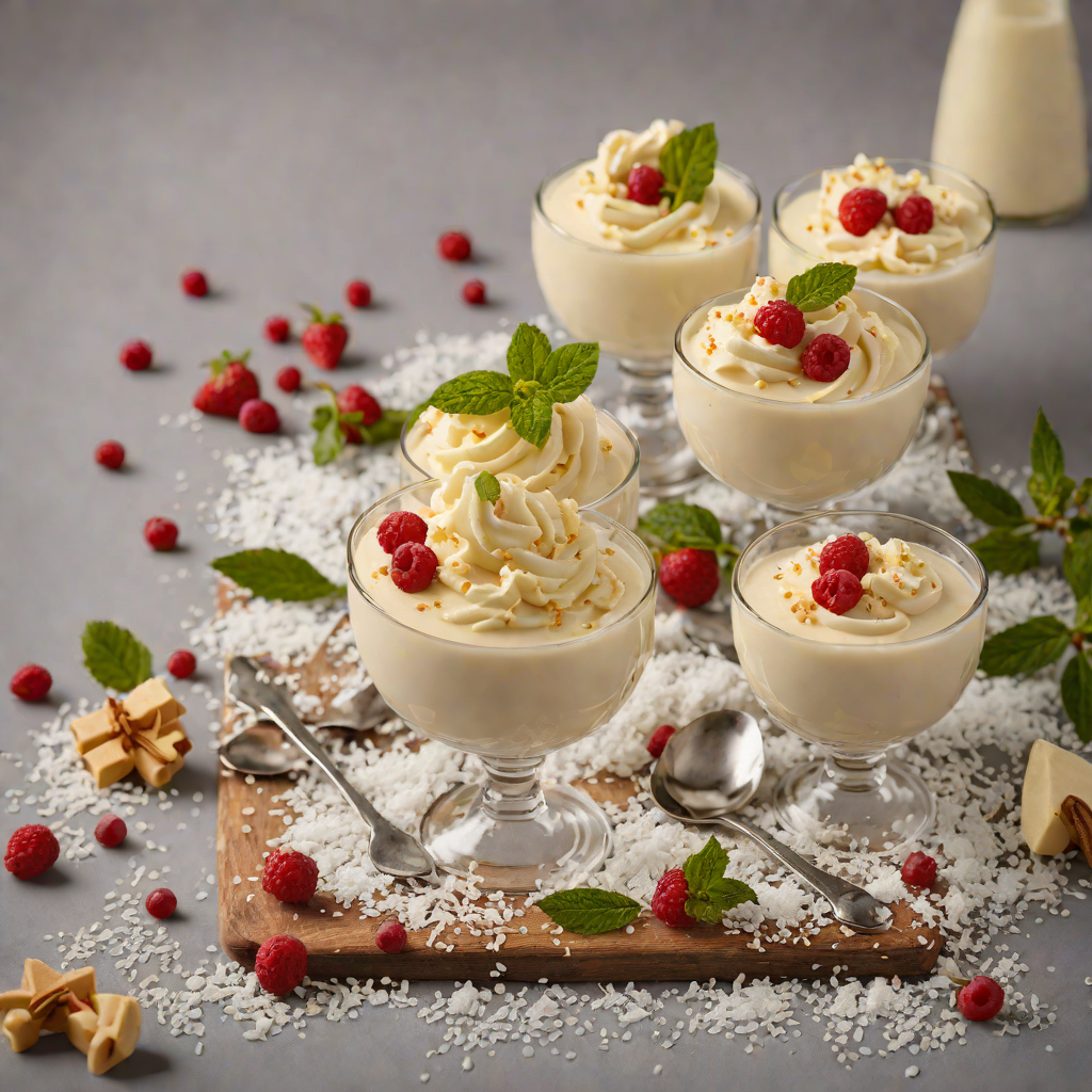 Snow-Capped Vanilla Bean and White Chocolate Mousse