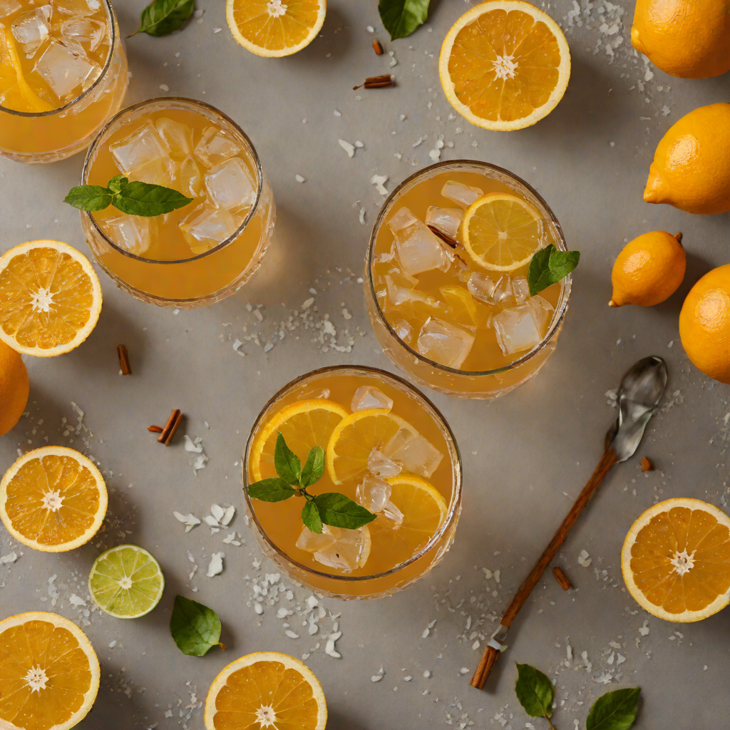 Citrus-Spiced Whiskey Sour with Maple