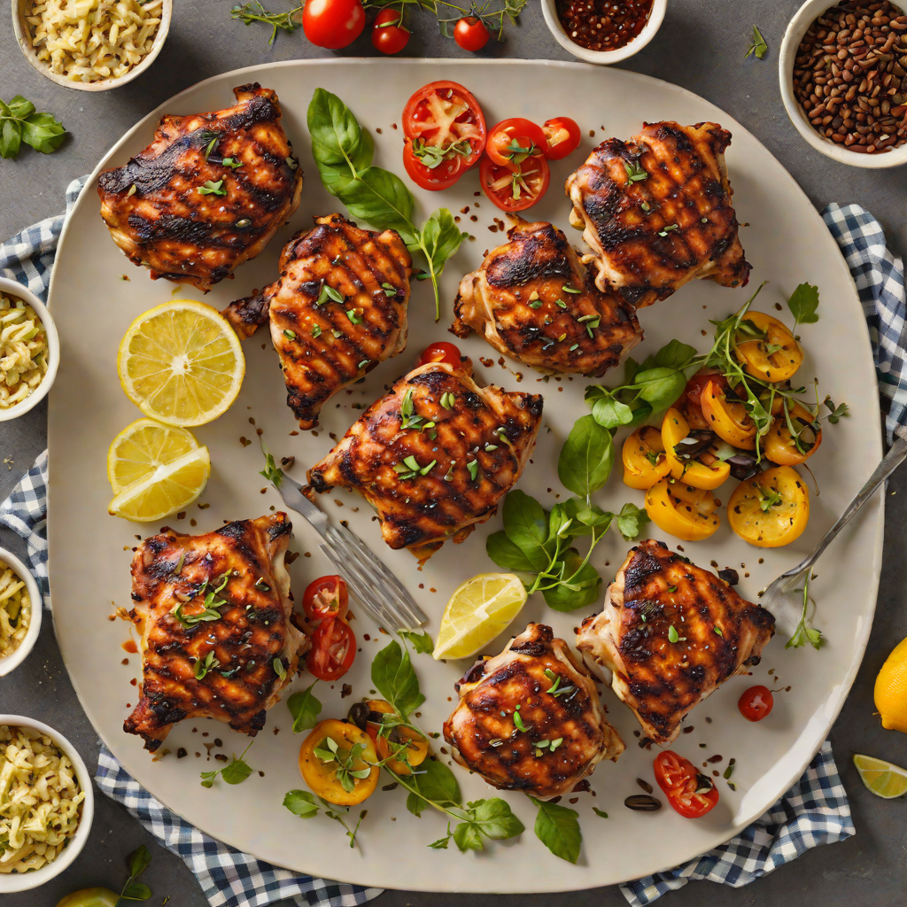 Seattle-Inspired Coffee Rubbed Grilled Chicken Thighs