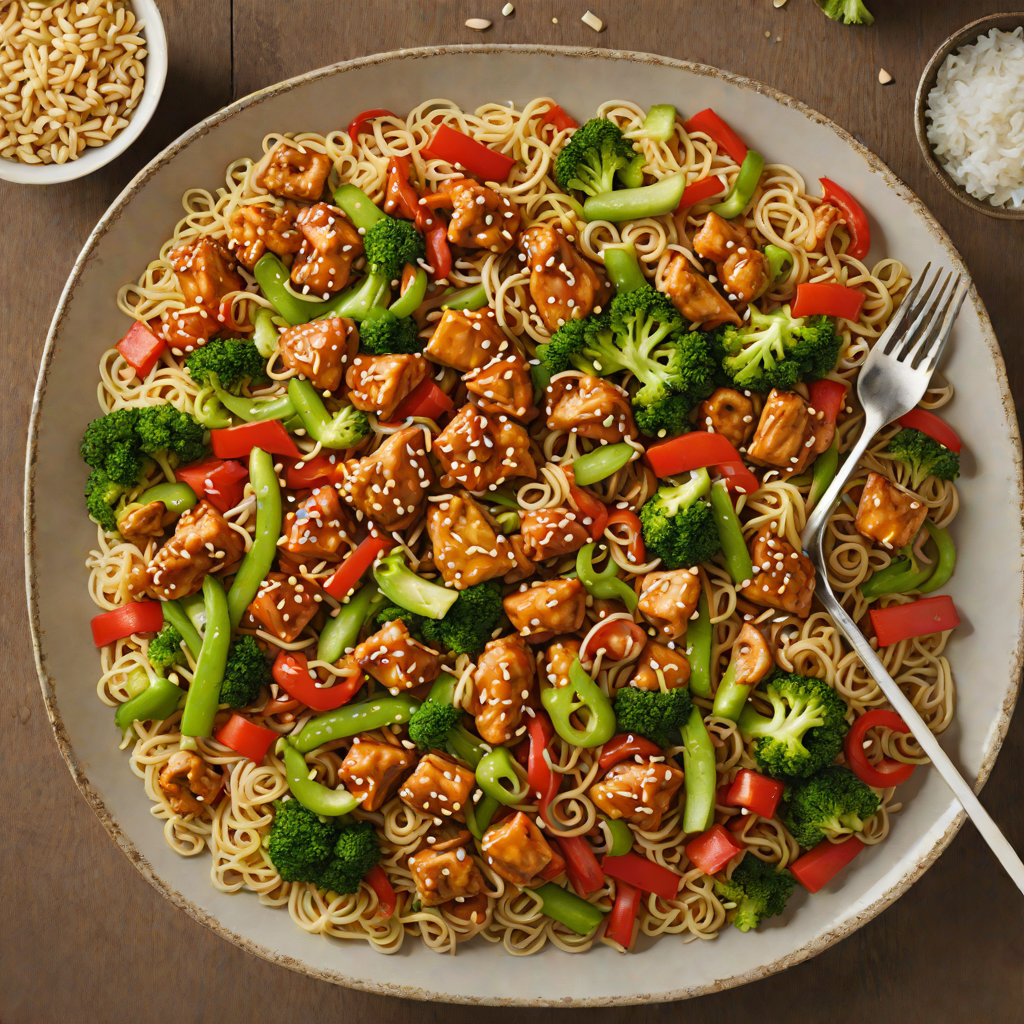Spiced Hibachi Chicken Stir Fry with Garlic and Ginger