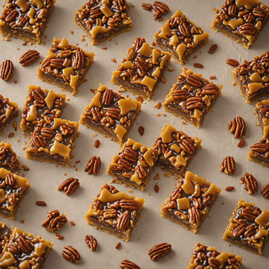 Maple-Glazed Bourbon Pecan Pie Bars