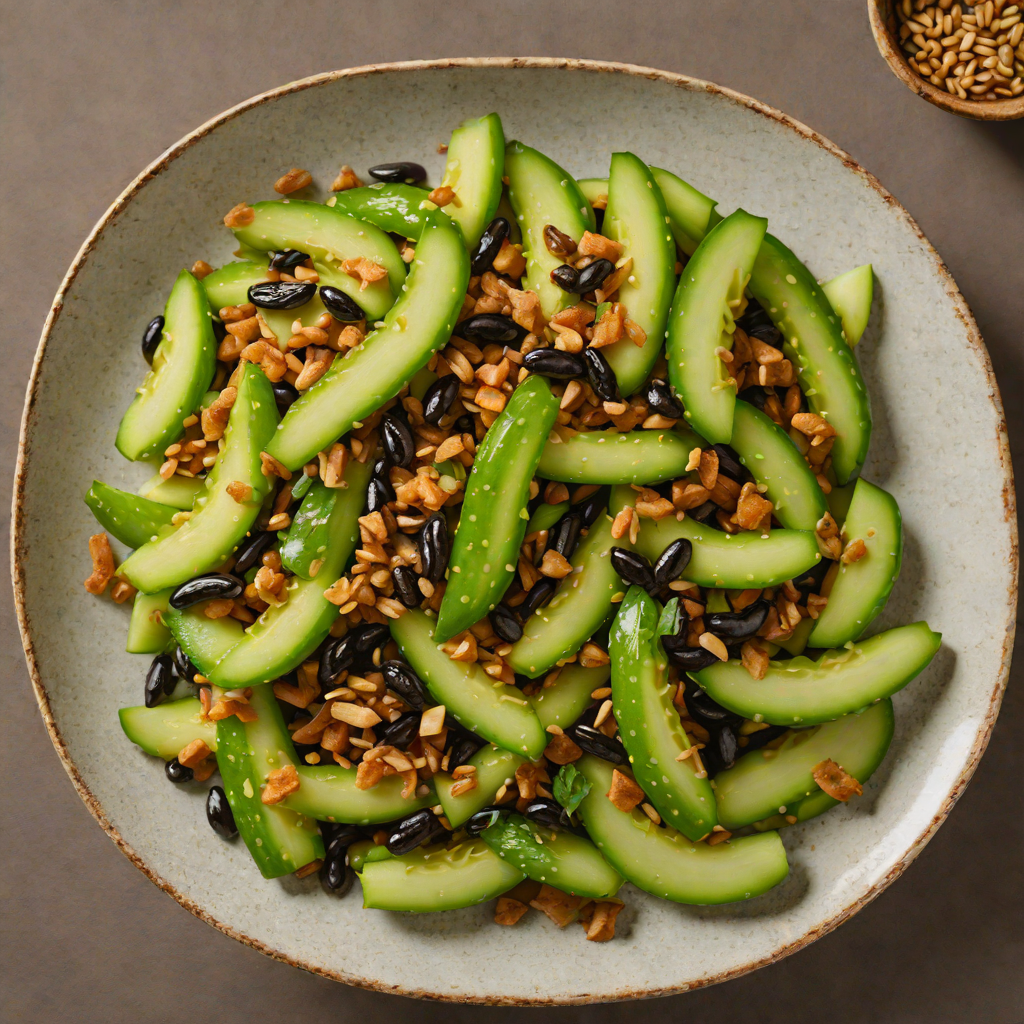 Stir-Fried Bitter Melon with Garlic and Fermented Black Beans