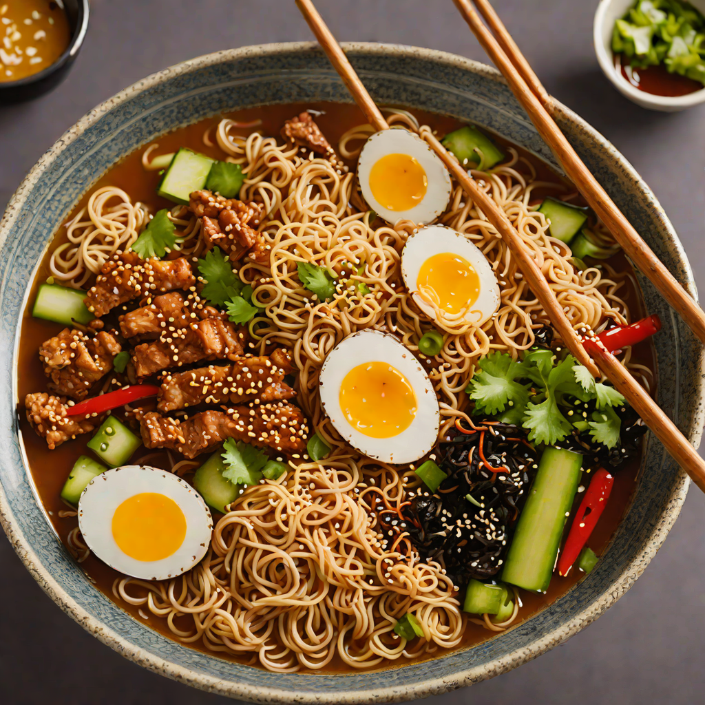 Spicy Yasakani-Inspired Shoyu Ramen