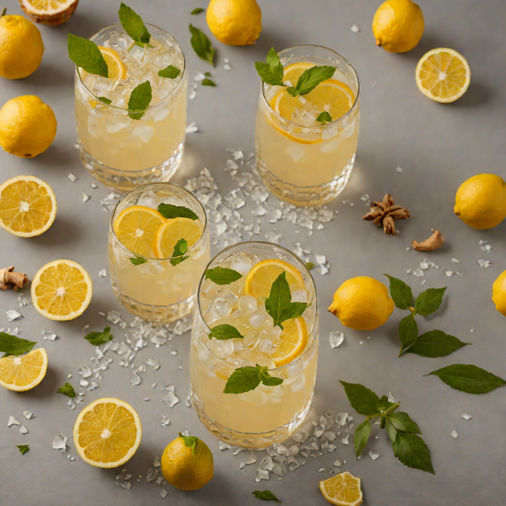 Ginger Citrus Sake Fizz