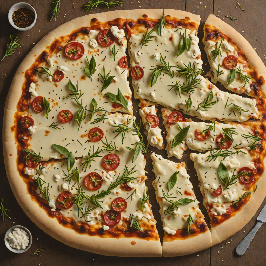 Wood-Fired Italian White Pizza with Ricotta and Rosemary
