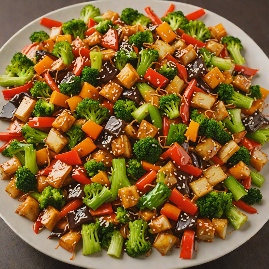 Hibachi-Style Stir-Fried Vegetables with Teriyaki Glaze