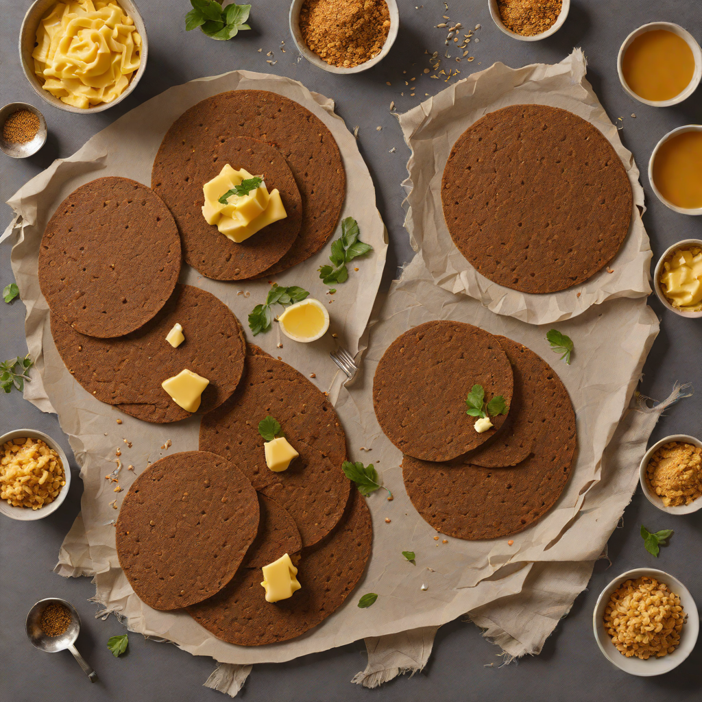Injera-Style Teff Flatbread with Spiced Honey Butter