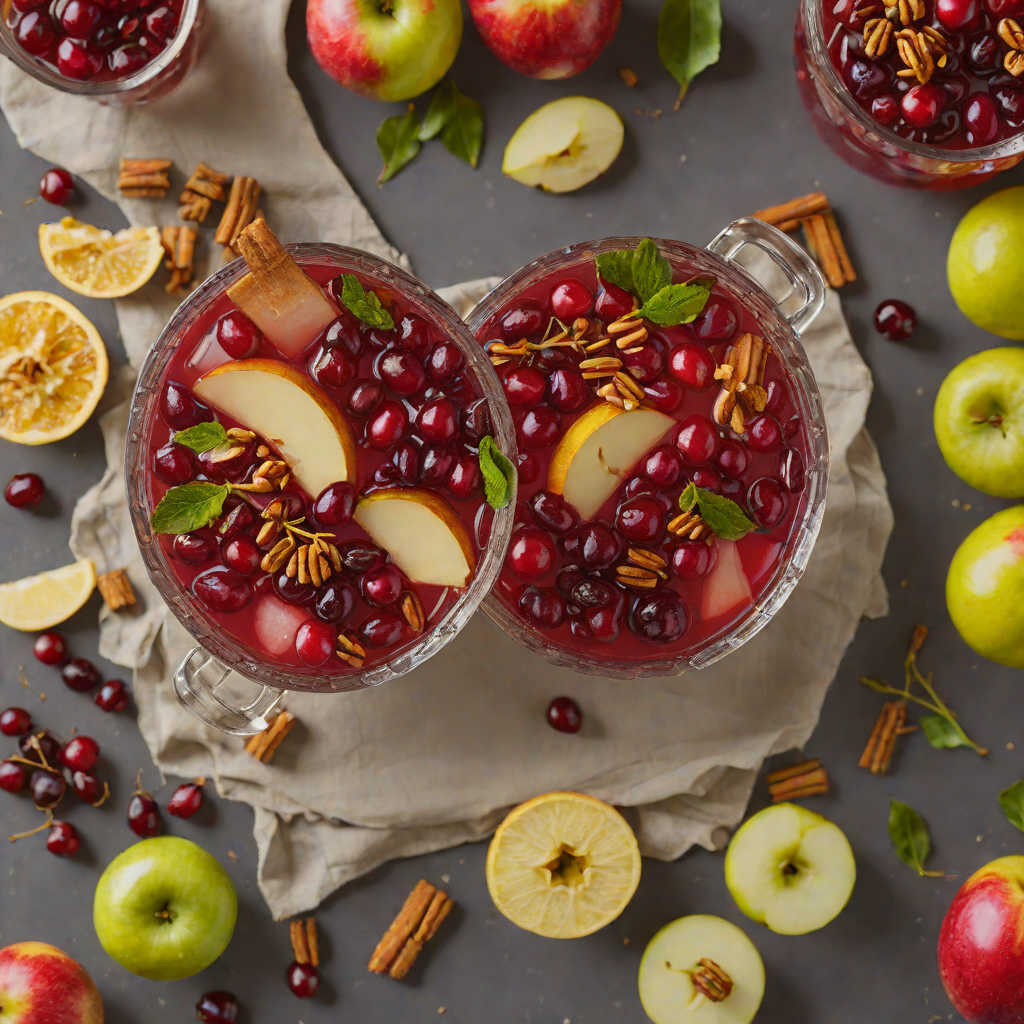 Ginger-Spiced Cranberry Apple Punch