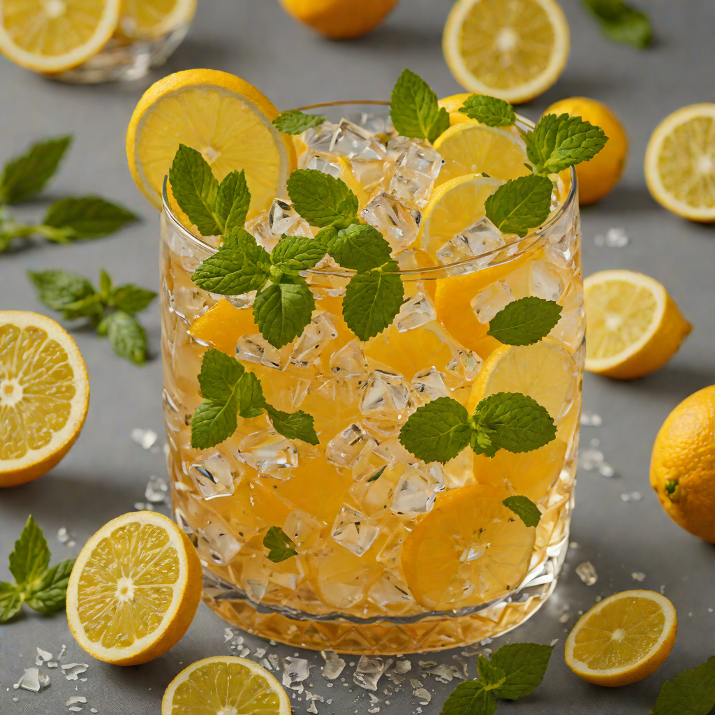 Citrus-Infused Whiskey Smash with Mint