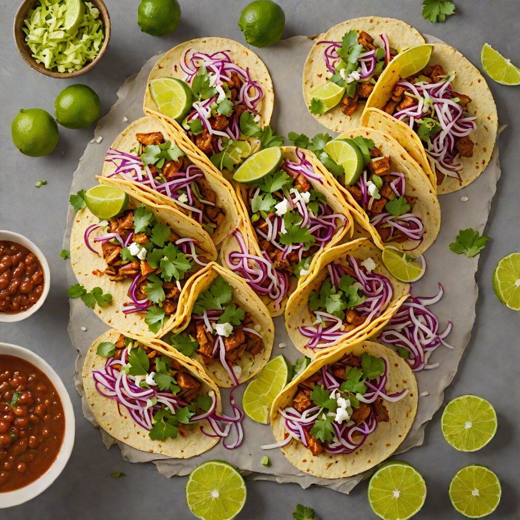 Spicy Whiskey-Marinated Tacos with Cilantro Lime Slaw