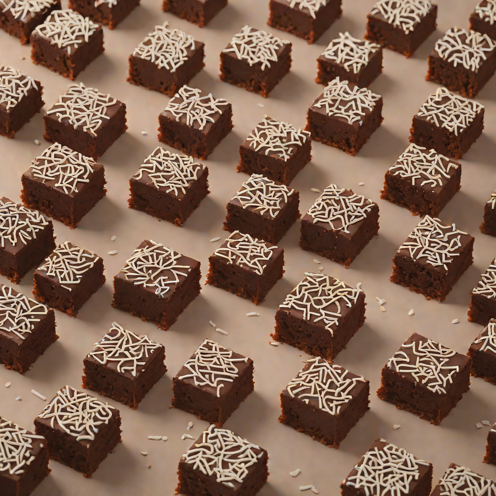 Lamington-Inspired Chocolate Sponge Cake Squares