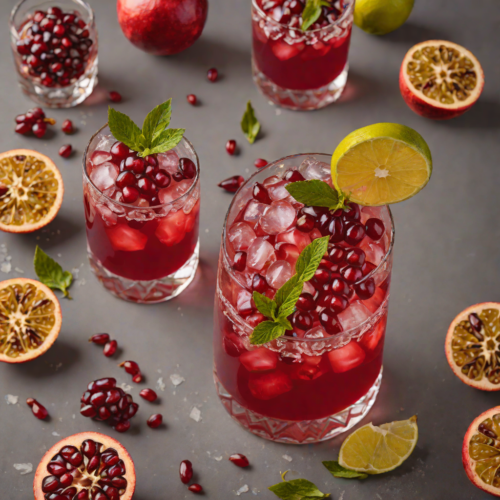 Spiced Pomegranate Rum Cooler