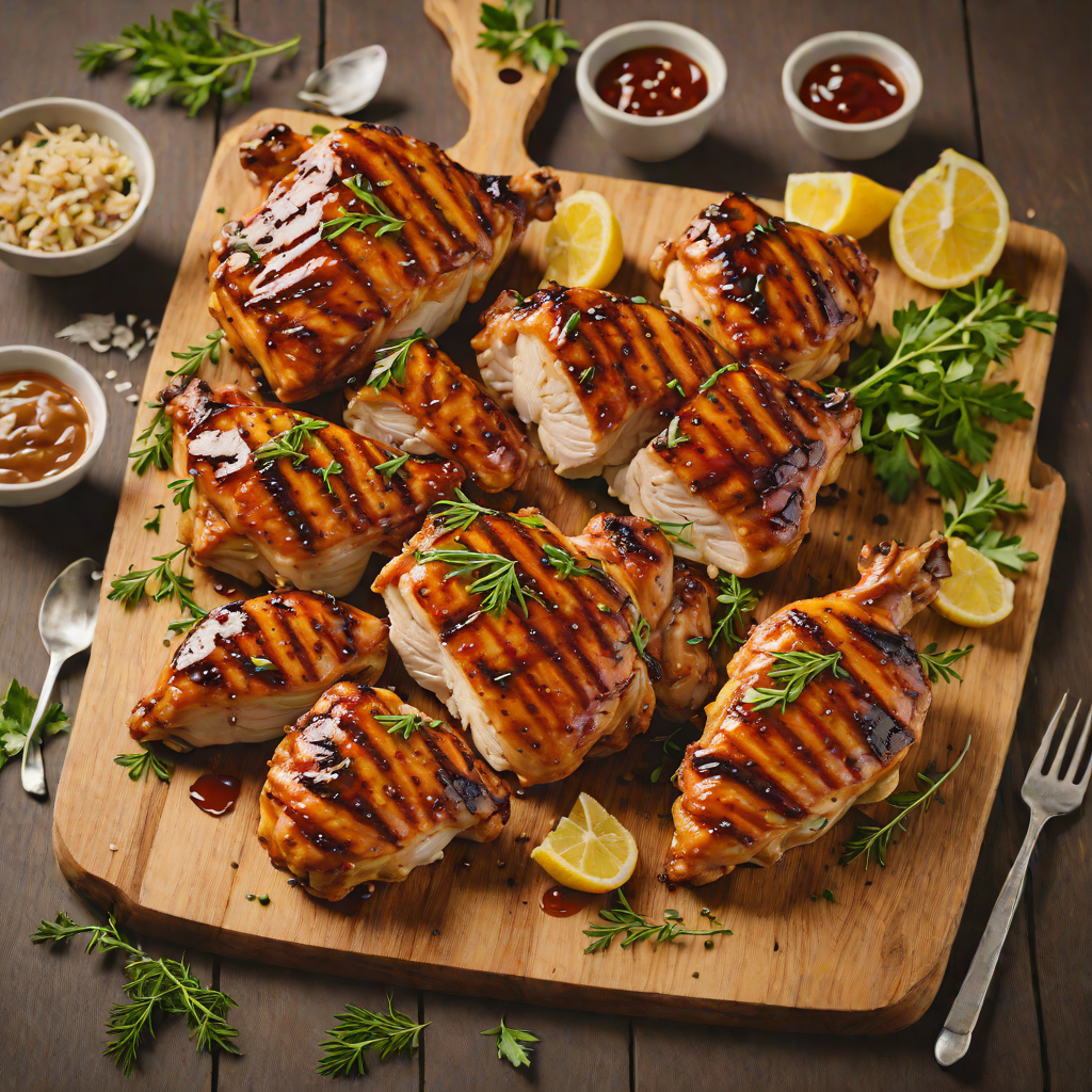 Seattle-Inspired Cedar Plank Grilled Chicken with Maple Glaze