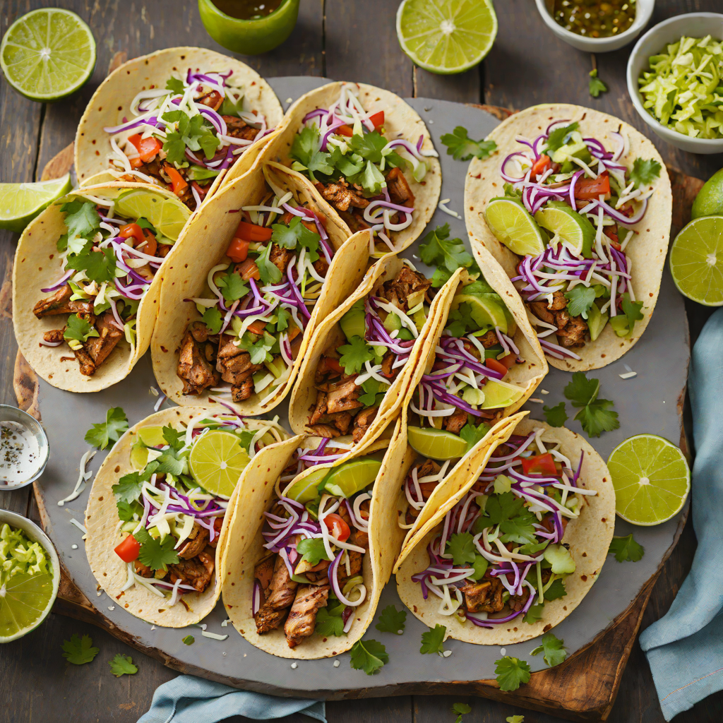 Grilled Whiskey-Marinated Pork Tacos with Cilantro-Lime Slaw