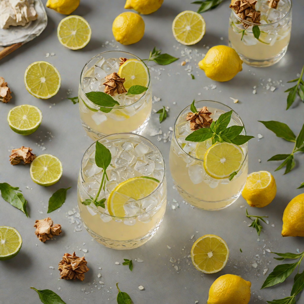 Ginger-Lemongrass Gin Sour