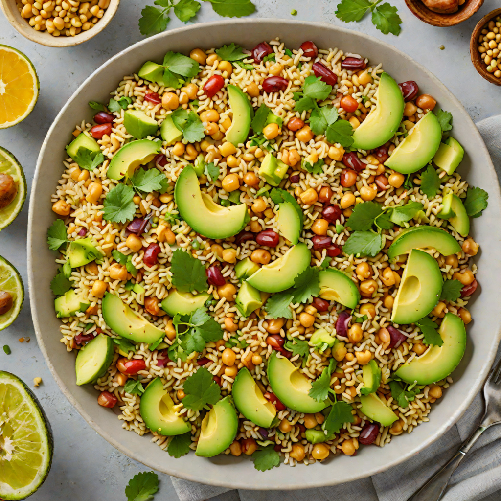 Zesty Citrus Quinoa Salad with Avocado and Chickpeas