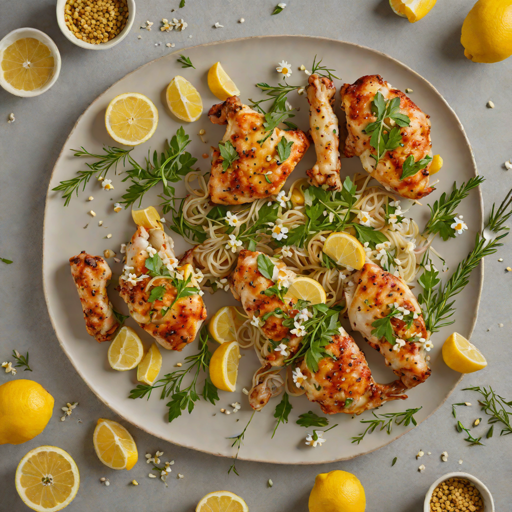 Sautéed Chicken with Anxiety-Calming Chamomile and Lemon