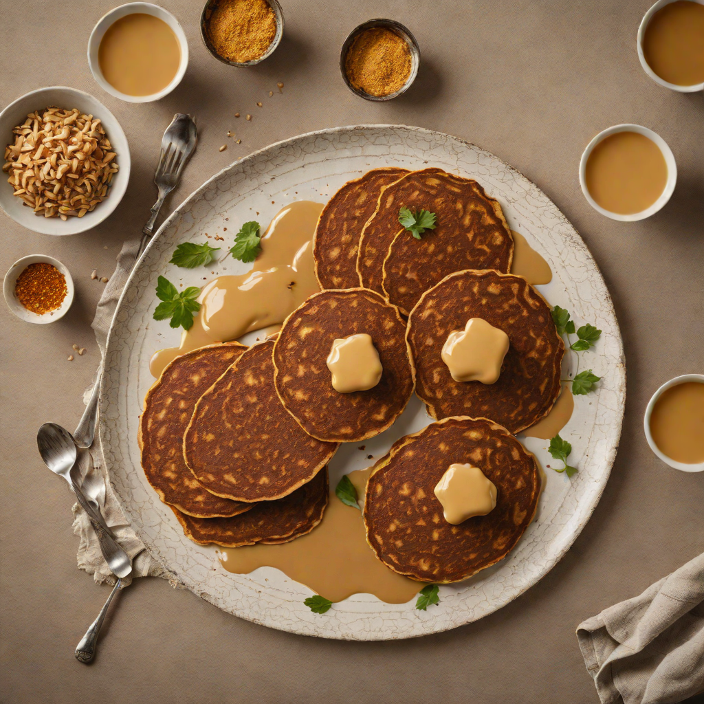 Injera-Inspired Teff Pancakes with Spiced Honey Butter