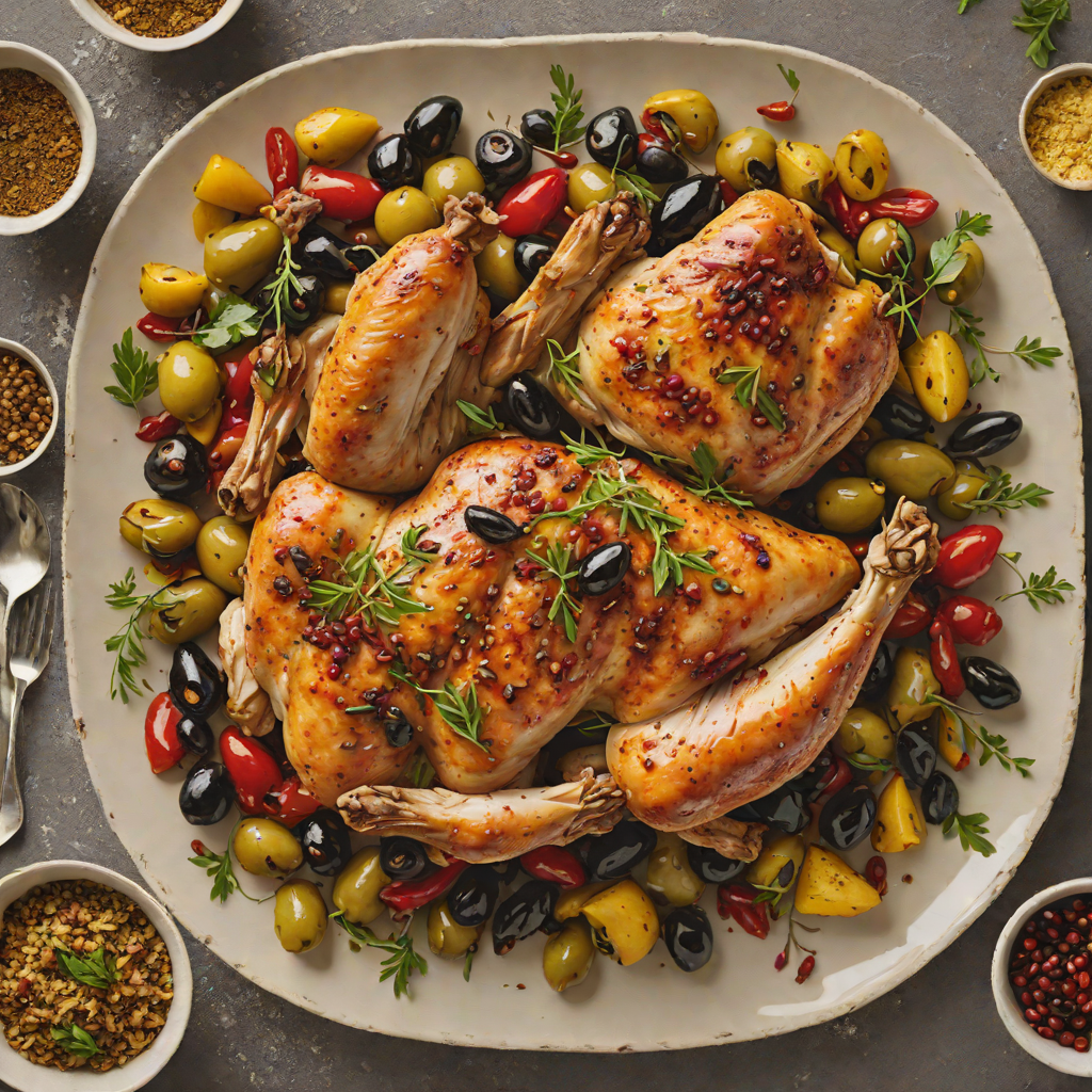 Oven-Roasted Mediterranean Chicken with Sumac and Olives