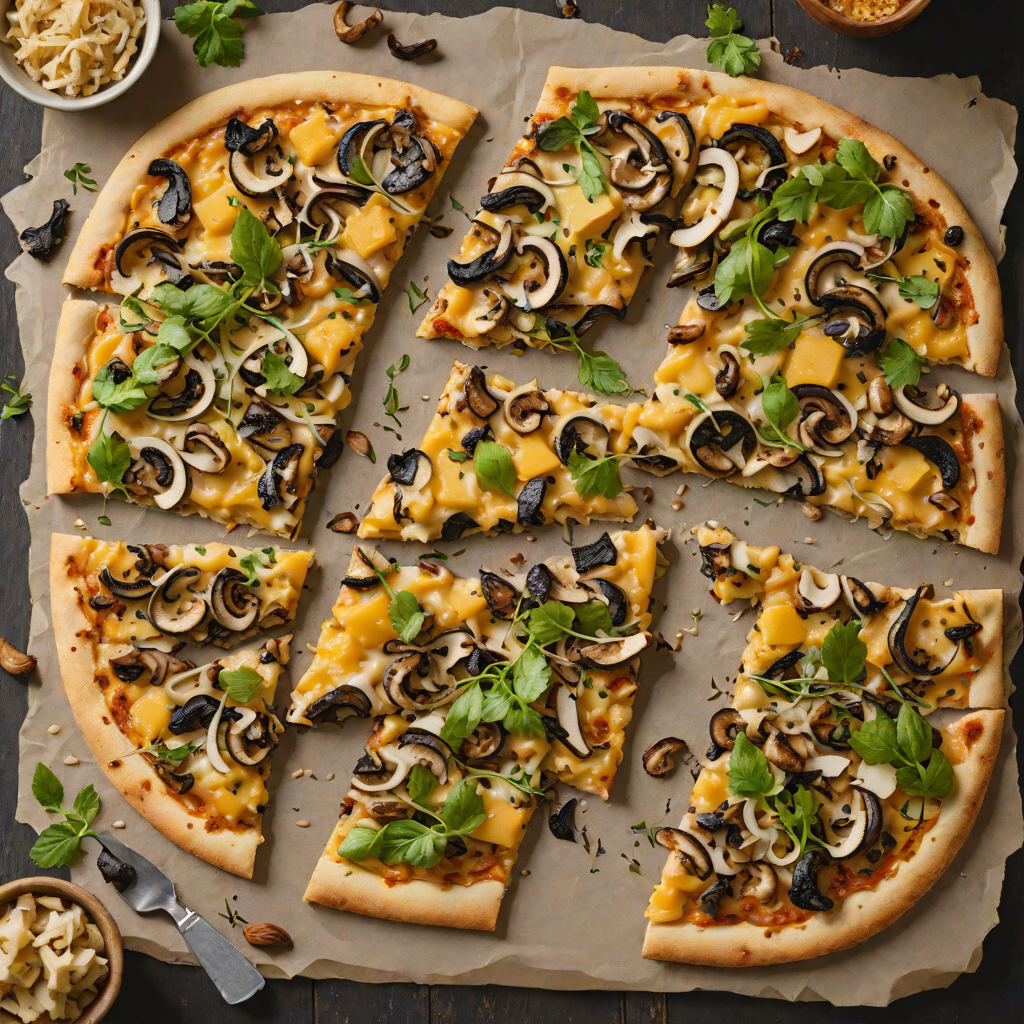 Smoked Applewood Cheddar and Wild Mushroom Flatbread