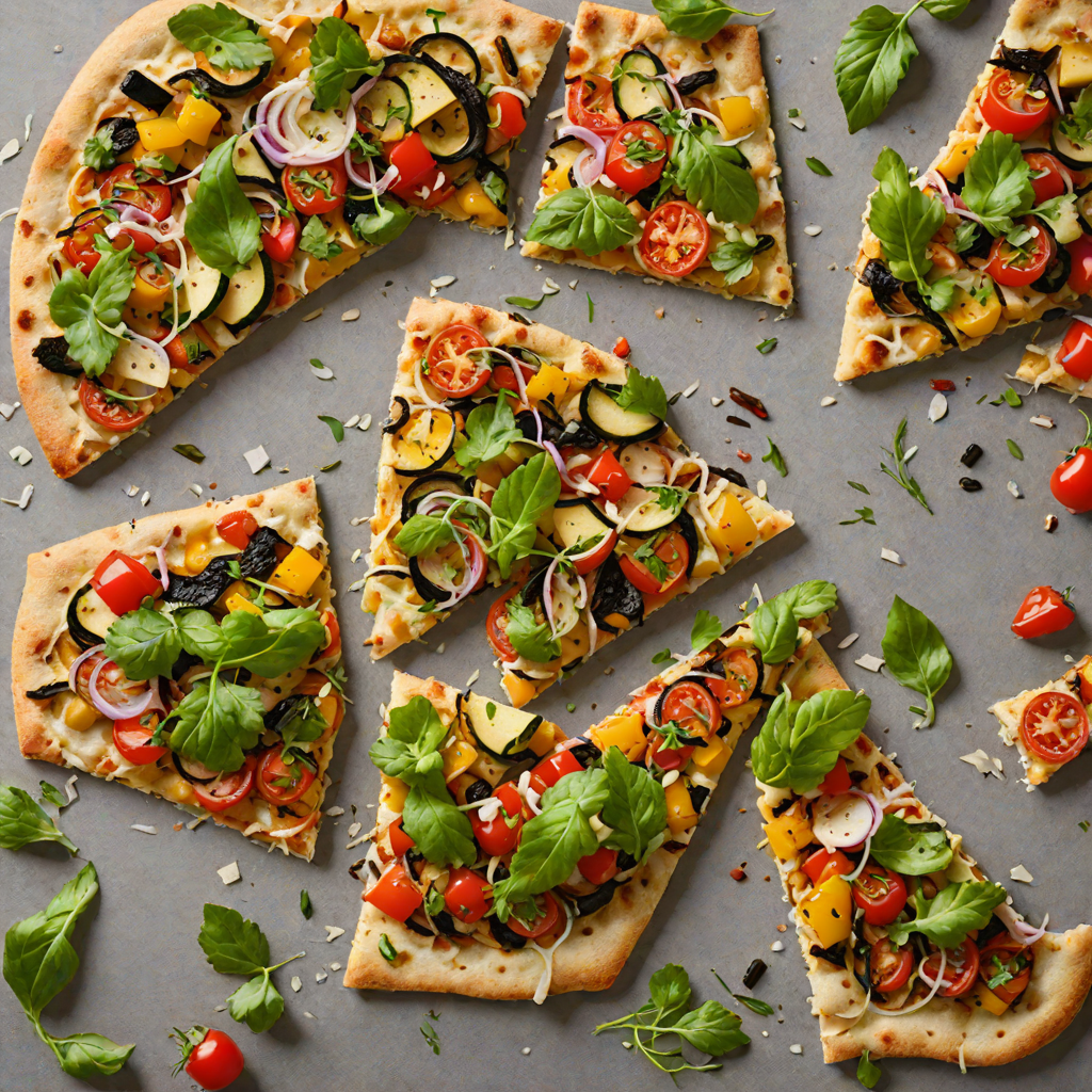 Charred Spanish Vegetable and Manchego Flatbread