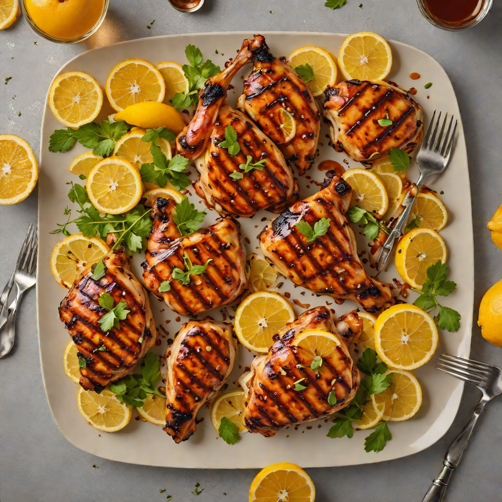 Grilled Citrus-Spiced Chicken with Texas Honey Glaze