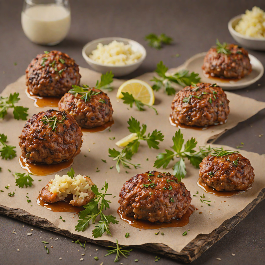 Pan-Fried Australian Beef Rissoles with Onion and Herbs