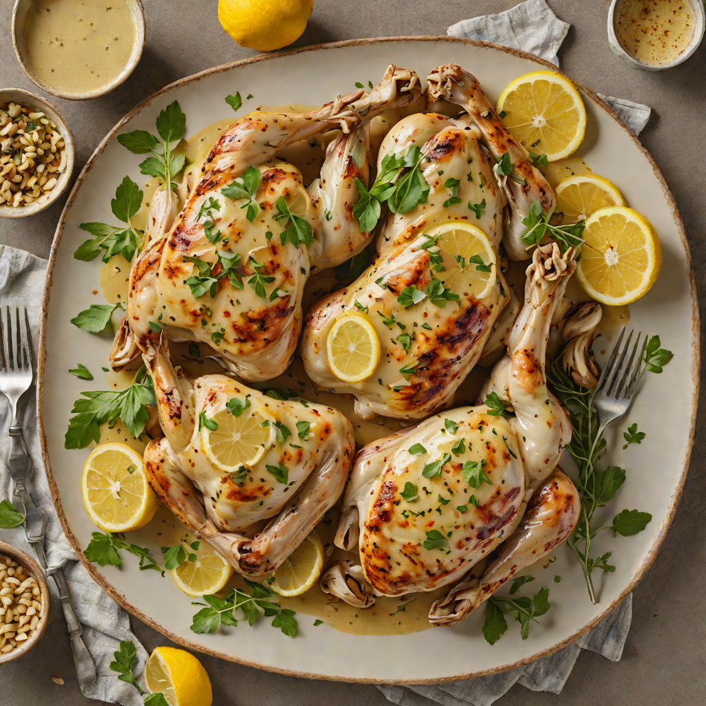 Slow-Roasted Garlic and Herb Chicken with Lemon Pan Sauce