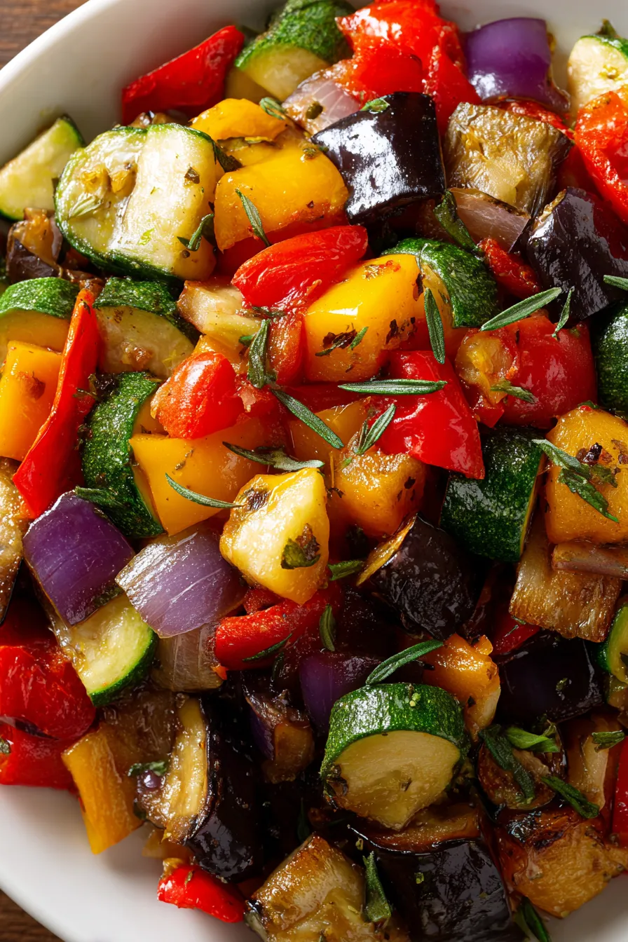 Authentic Provençal Ratatouille with Herbs