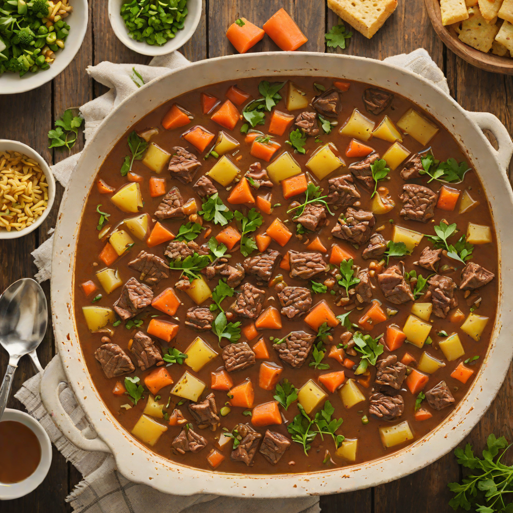 South Bend-Inspired Hearty Beef and Vegetable Stew